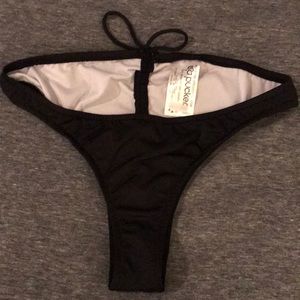 WOMENS 🌹 Bikini Bottom Separates- Black Small